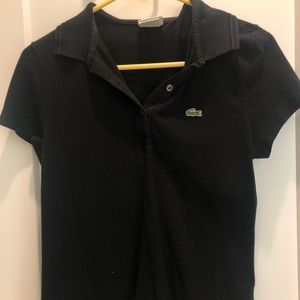 Lacoste black polo - Size 40, excellent condition